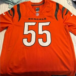NFL Orange Jersey with Black Label